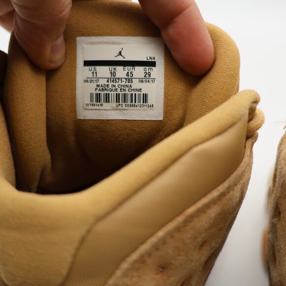Nike Air Jordan 13 Retro Wheat Men's Size 11 Athletic Casual Sneakers - Picture 3 of 10